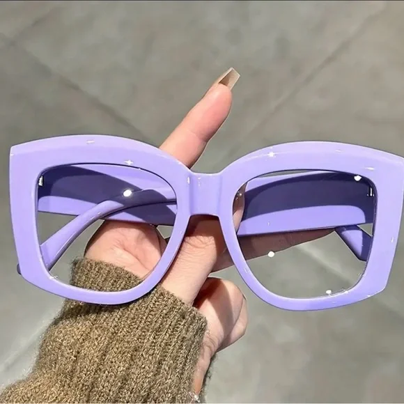 Purple fashion glasses - Picture 1 of 3